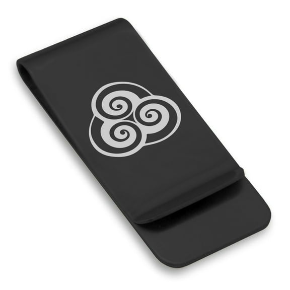 Stainless Steel Air Element Classic Slim Money Clip Credit Card Holder