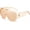 A02- Champagne/Champagne, variant on Oversized Sunglasses for Women Men Trendy Large Big Frame Sun Glasses with UV Protection for Driving & Traveling