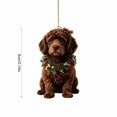 thumbnail image 3 of Cheapark Christmas 2D Acrylic Hanging Ornament Flat Holiday Pendant Decoration for Xmas Tree Seasonal Decor Gift, 3 of 6