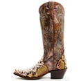 thumbnail image 3 of Shyanne Women's Cayenne Exotic Python Tall Western Boot Snip Toe - BESWFA24L4 7 M  US, 3 of 7