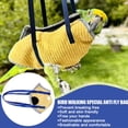 thumbnail image 3 of Portable Bird Carrier Bag, Escape Resistant Parrot Carrier with Harness Leash, Adjustable Anti-Bite Walking Vest for Small Medium Parrots, Cockatiel, Conure - Yellow, 3 of 10