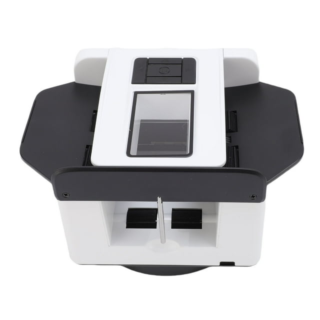 Mélangeur Automatique de Cartes et Distributeur à Rotation 360, Prend en Charge 12 Joueurs avec 4 Télécommandes, Machine de Mélange Rechargeable, Fente Autonettoyante, Batterie 5200mAh pour Poker Blackjack