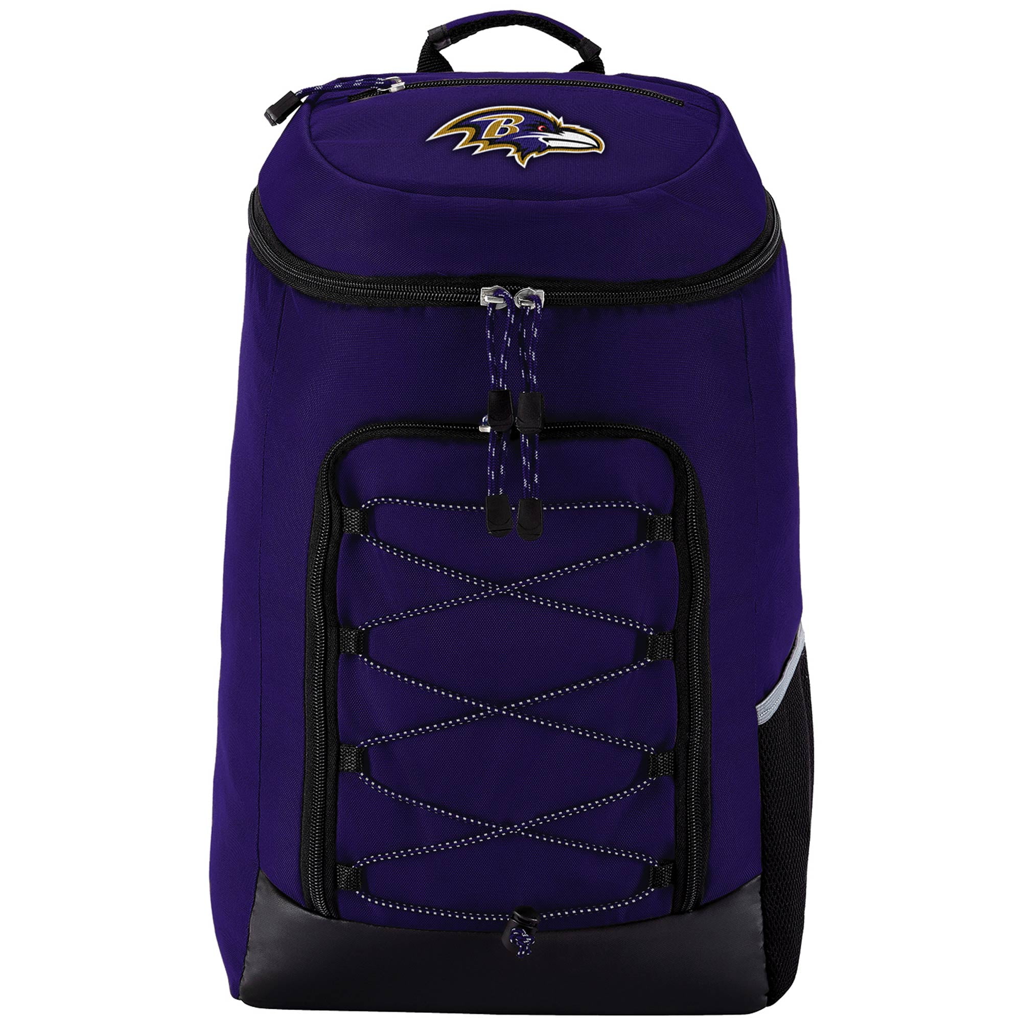 NFL Baltimore Ravens TopLoader Backpack, 19" x 7" x 12
