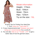 thumbnail image 5 of ebukurty Plus Size Nightgown for Women Sleeveless Flower Print Sleepwear, Sizes 1XL-4XL, 5 of 11