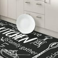 thumbnail image 2 of MeyJey Farmhouse Kitchen Rug Set of 2, Non-Slip Anti-Fatigue Waterproof Cushioned Mat for Kitchen, Dining & Laundry Room, 20"x31.5"+20"x59" Black, 2 of 13