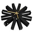 thumbnail image 3 of Living Room Clock, Creativity Wall Clock Multi Ribbon Shape  for Dining Room Black, 3 of 8