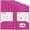 Purple, variant on ViVin Heavy Duty Plastic Folder with Two Pockets and Three Prongs, Poly File Folder with Fasteners Letter Size , School Supplies 12-Pack, Purple/Pink