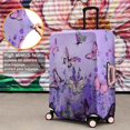 thumbnail image 4 of Purple Lavender Butterfly Scene Luggage Cover Fashion Suitcase Cover Baggage Covers Fit 25-28 Inch Luggage (Go Travel), 4 of 5