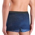 thumbnail image 4 of Kdxio Men's Boxer Briefs with Retro Blue Glitter Print - Comfortable and Breathable Underwear for Everyday Wear, 4 of 7