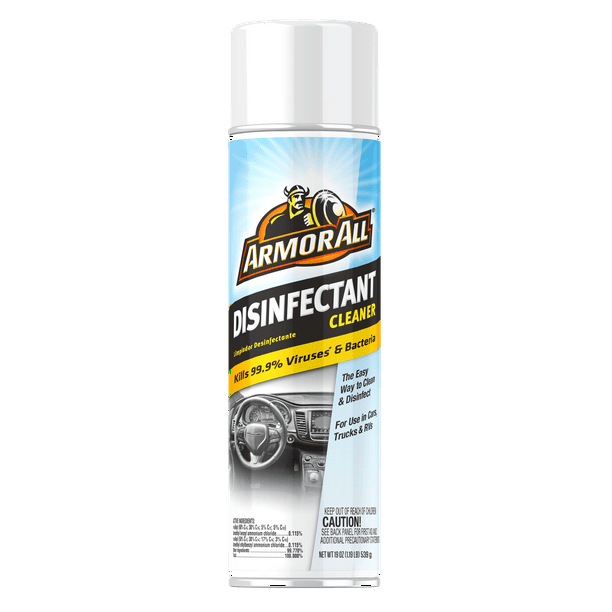 Armor All Disinfectant Cleaner Aerosol Spray, 19 OZ