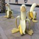 thumbnail image 5 of Arte Plátano Pato Estatua Decoración Resina Durable Innovador Atractivo Caprichoso Novedad Lindo Pelado Plátano Pato Estatuilla Adorno Para Jardín Patio Exterior Hogar Interior Speravity HA015949-00, 5 of 6