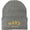 Grey, variant on Navy Veteran Embroidered Beanie Hat | USA Military Patriotic 100% Acrylic Winter Knit Cap for Men & Women (White)