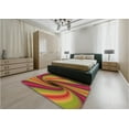 thumbnail image 4 of Ahgly Company Indoor Rectangle Patterned Crimson Red Area Rugs, 7' x 9', 4 of 6