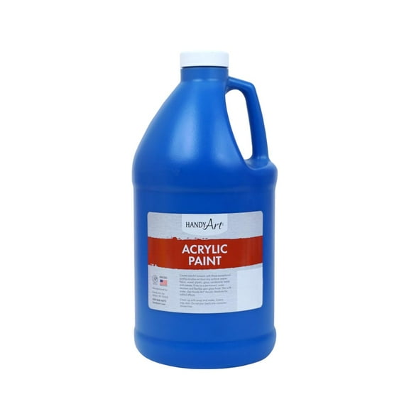Handy Art Acrylic Paint 1/2 Gallon Primary Blue