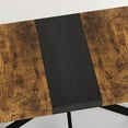 thumbnail image 4 of Glavbiku Farmhouse Extendable Dining Table,Indoor 4 Seat Table Cross Metal Leg Brown,55 " -71 ", 4 of 11