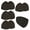 Waterproof Black-thick Style, variant on Waterproof Swimsuit Bra Pad Inserts 4 Pairs, Push up Bra Pads Sewn Padded for Bikini Sports Bra A/B or C/D,D/E Cup
