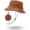 Brick Red, variant on Waterproof Bucket Rain Hat,Foldable Outdoor UV Protection Sun Hats and Quick Dry Boonie Hat for Hiking