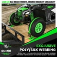 thumbnail image 3 of Rhino USA Wheel Chock Tie Down Kit (4,500lb Break Strength) Heavy Duty Trailer Tire Straps System, 3 of 6