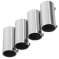 thumbnail image 3 of Miangastore Pièces de Rampe d'Escalier en Acier Inoxydable 4 Pcs 2.4X1.3X1.2In, 3 of 8