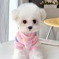 thumbnail image 3 of Dog Sweater Soft Dog Clothes with Leash Ring Dogs Winter Cold Weater Sweaters Clothing Pet Sweatershirt Puppy Fleece Warm Holiday Clothes for Small Medium Boy Girl Apparel Unisex Pull On Pink XL, 3 of 7