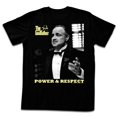 thumbnail image 1 of Godfather Power And Respect Black Adult T-Shirt, 1 of 1