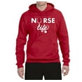 thumbnail image 2 of Wild Bobby, Live What You Love Nurse Life, Inspirational/Christian, Unisex Graphic Hoodie Sweatshirt, Red, Medium, 2 of 3