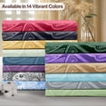 thumbnail image 2 of Lux Decor King Size Bed Sheets Set 6 Piece - Soft Brushed Microfiber Sheets & Pillowcases, 16-Inch Deep Pocket Fitted Sheet, Hotel Luxury - Lavender, 2 of 4