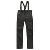 Women's Insulated Bib Overalls Solid Color One-Piece Suspenders Trousers