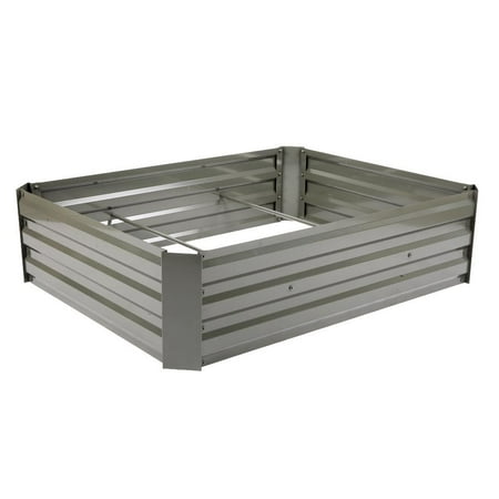 UBesGoo Dark Coffee Mental Raised Garden Bed Kit 48"L x 36"W x 12"H Planter Box