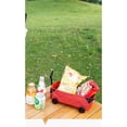 thumbnail image 5 of Collapsible Foldable Wagon Cart, Large Capacity Garden Cart with Wheels, Heavy Duty Utility Grocery Wagon with Drink Holders for Shopping Sports Camping,, 5 of 5