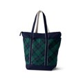 thumbnail image 3 of Lands' End Large Print 5 Pocket Zip Top Long Handle Canvas Tote Bag, 3 of 3