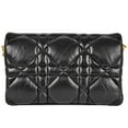 thumbnail image 3 of Pre-Owned Christian Dior Dior CARO Macrocannage Chain Shoulder Wallet Leather Black... (Good), 3 of 10