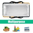 thumbnail image 5 of New Moon Symbol Reusable Foldable Oxford Cloth Storage Bins: Large Capacity Shopping Bags for Laundry and More, 5 of 7