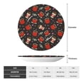 thumbnail image 2 of Cauagu coffee mug cup Print Bone China Decorative Plate, Wall Mount Plate Holiday Decor Decorative Ceramic Plates with Stand Elegant Household Plates Decorative-6in, 2 of 6