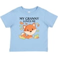 thumbnail image 3 of Inktastic My Granny Loves Me Little Fox Boys or Girls Baby T-Shirt, 3 of 5