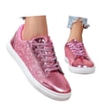 thumbnail image 3 of Glitter Sneakers for Women - Sparkly Bling Sequin Sneakers for Wedding, Party & Casual Wear, 3 of 9