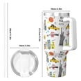 thumbnail image 4 of KLL New York Print 40oz Stainless Steel Insulated Car Cup Coffee Mug with Spillproof Lid - Keep Your Drink Hot or Cold on the Go, 4 of 8