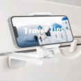thumbnail image 1 of Lindbes 2PCS(Black+Pink)Airplane Travel Essentials Phone Holder  Universal Flight Essentials Phone Mount With Multi-Directional 360° Rotation  Travel Must Haves Handsfree Phone Stand For, 1 of 1