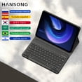 thumbnail image 2 of For Xiaomi Mi Pad 6 Keyboard Case For 2023 Xiaomi Mi Pad 6 Pro 11 inch Tablet Cover with Bluetooth Keyboard Mi Pad Accessories Purple No Mouse Mi Pad 6 - 6 Pro, 2 of 6