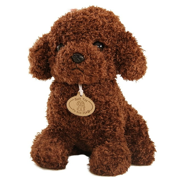 Plush Doll Cartoon Cute Poodle Dog Puppy Plush Stuffed Doll Huggable Toy Home Ornament Gift