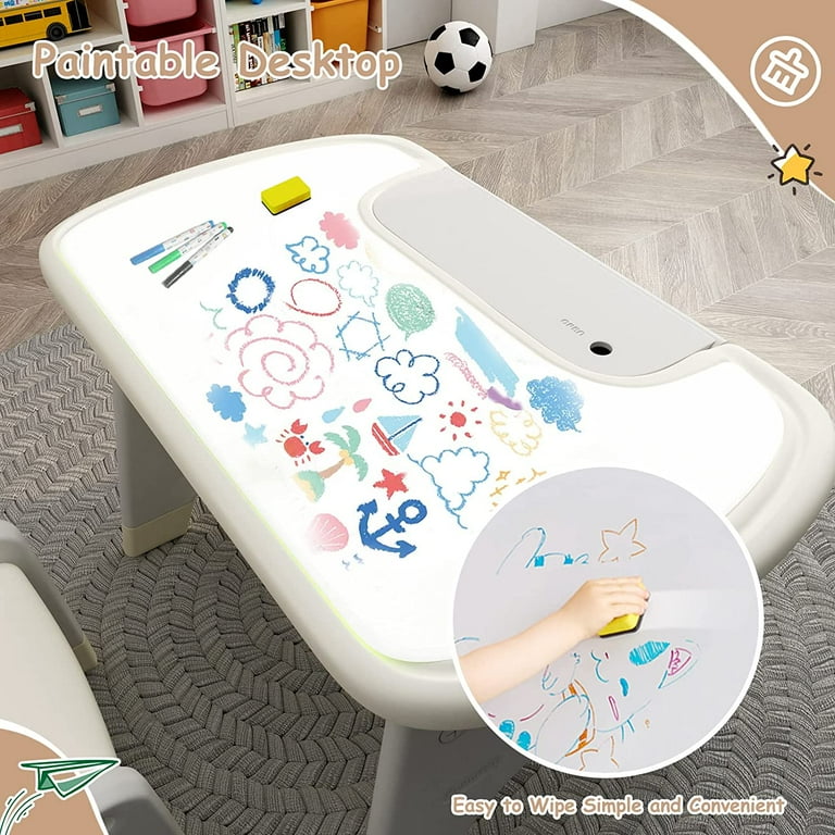 Crayola erasable activity table and chair set hotsell