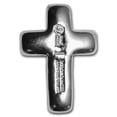 thumbnail image 2 of 2 oz Hand Poured Silver - 9Fine Mint (Cross), 2 of 4