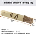 thumbnail image 3 of Bolsa De Paraguas Con Diseño De Asa, Accesorios De Senderismo, Bolsa De Sombrilla De Gran Capacidad, Contenedor De Sombrillas, Organizador De Playa, Suministros De Camping matsuzay HA036265-00, 3 of 6