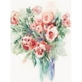 thumbnail image 2 of Lera 25x32 White Modern Wood Framed Museum Art Print Titled - Roses in a Vase II, 2 of 4