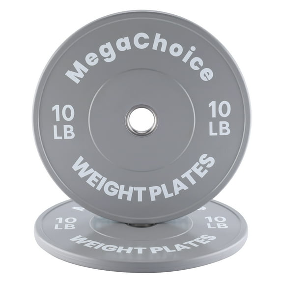 Weight Plates, 2 Inch Pairs Barbell Plates, Colored Rubber Bumper Gym Plates, Quiet and Floor-Friendly, for Weightlifting, Home Gym Strength Training