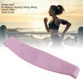 thumbnail image 5 of 2PCS Running Headband Sun Protection Sweat Absorbing Hair Bandage for Basketball Riding Cycling Light Purple, 5 of 5