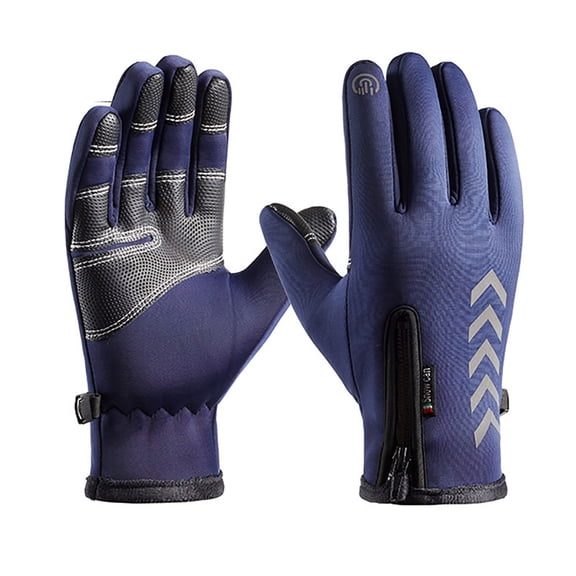Ahabrexf Winter Gloves Men,Thermal Ski Gloves for Cold Weather Waterproof Touchscreen