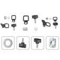 thumbnail image 4 of Kit de Vis à Pouce Lot de 8 pour Toit Rigide, Retrait Rapide, Matériel Adapté pour Jeep YJ TJ JK, 4 of 9