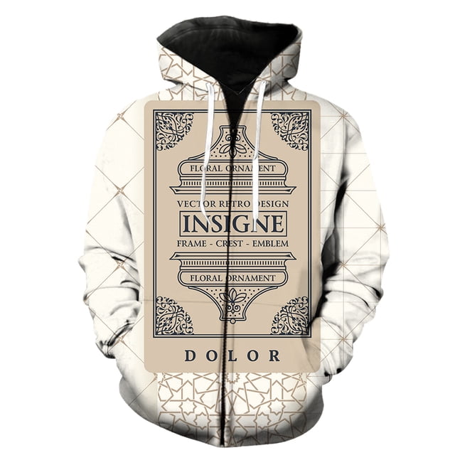 Sudadera con capucha y cremallera de estilo europeo y americano para hombre, de manga larga, con estampado 3D, divertida sudadera Harajuku para adolescentes, unisex, de primavera