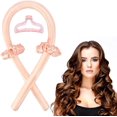 thumbnail image 1 of Rizador de pelo, rodillo de pelo sin calor, rizadores de seda de peluquería sin calor, rodillos de pelo de espuma suave con pinzas de pico de pato para cabello natural, 1 of 2